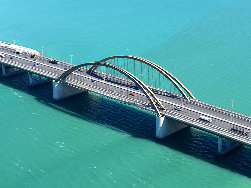 Sheikh Khalifa Bin Salman Bridge By Haji Hasan Reinforcement Image